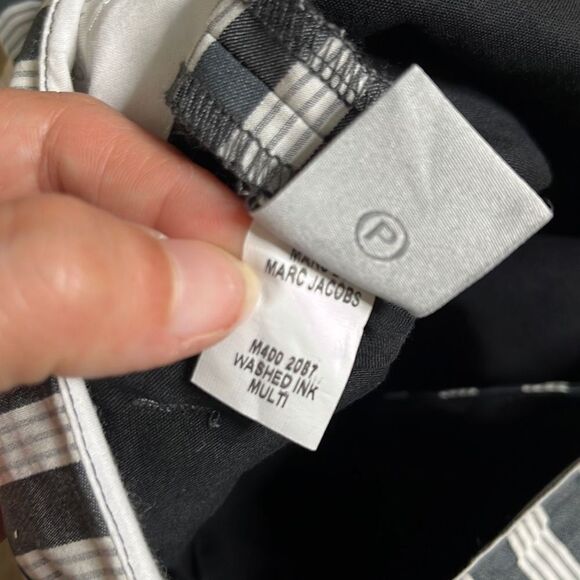 Marc by Marc Jacobs Mens Shorts Stripes Print Flat Front Multi Ink Size 30 - Picture 8 of 10